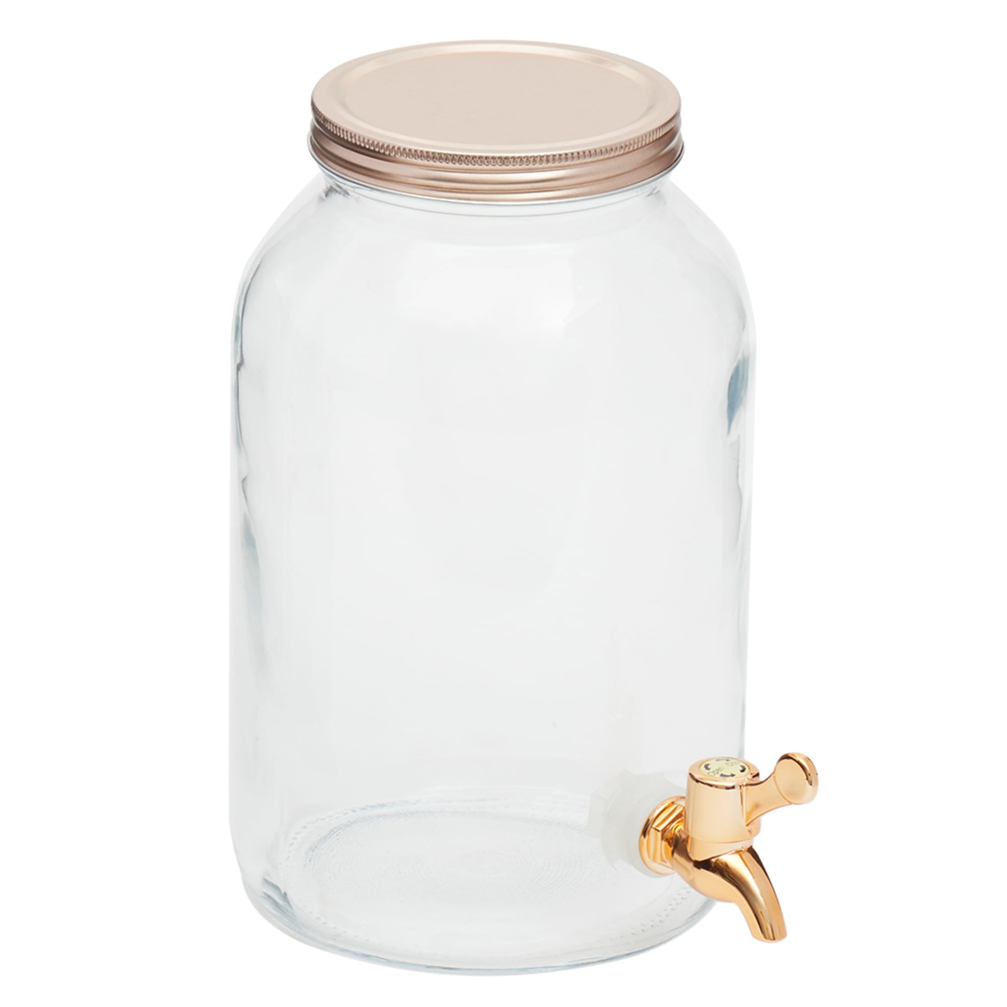 Home Basics Glass Jar with Copper Top