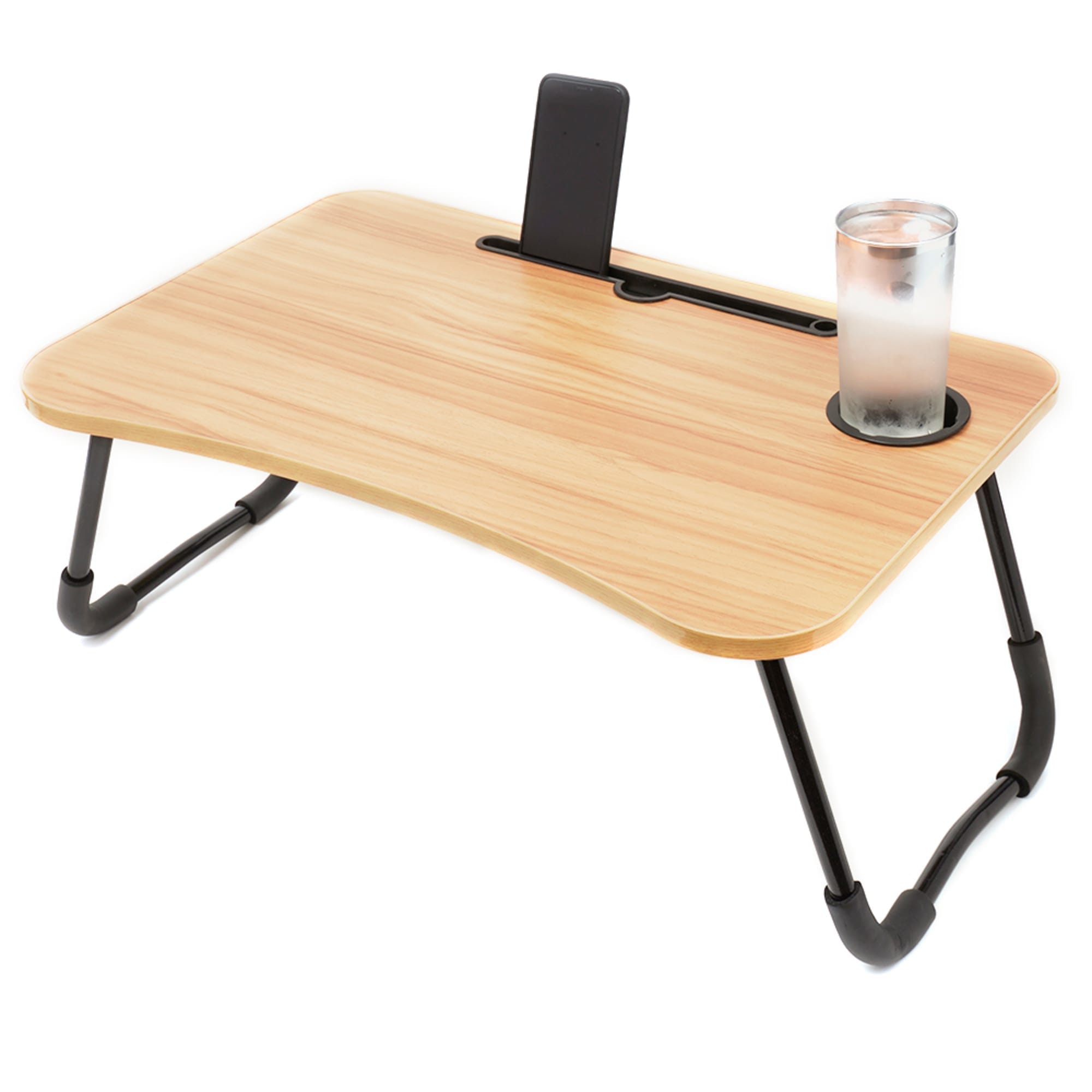 Bed table with cup shop holder