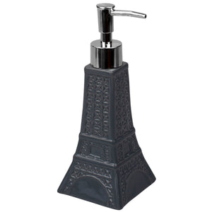 Home Basics Le Bain Paris Eiffel Tower 4 Piece Ceramic Bath Accessory Set, Grey $10.00 EACH, CASE PACK OF 6
