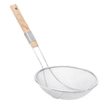 Load image into Gallery viewer, Home Basics Stainless Steel Skimmer with Wooden Handle $4.00 EACH, CASE PACK OF 24
