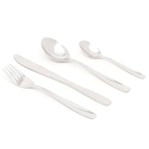 Home Basics Delight 16 Piece Stainless Steel Flatware Set $8.00 EACH, CASE PACK OF 12