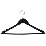 Load image into Gallery viewer, Home Basics 3-Piece Rubberized Plastic Hangers, Black $4.00 EACH, CASE PACK OF 12
