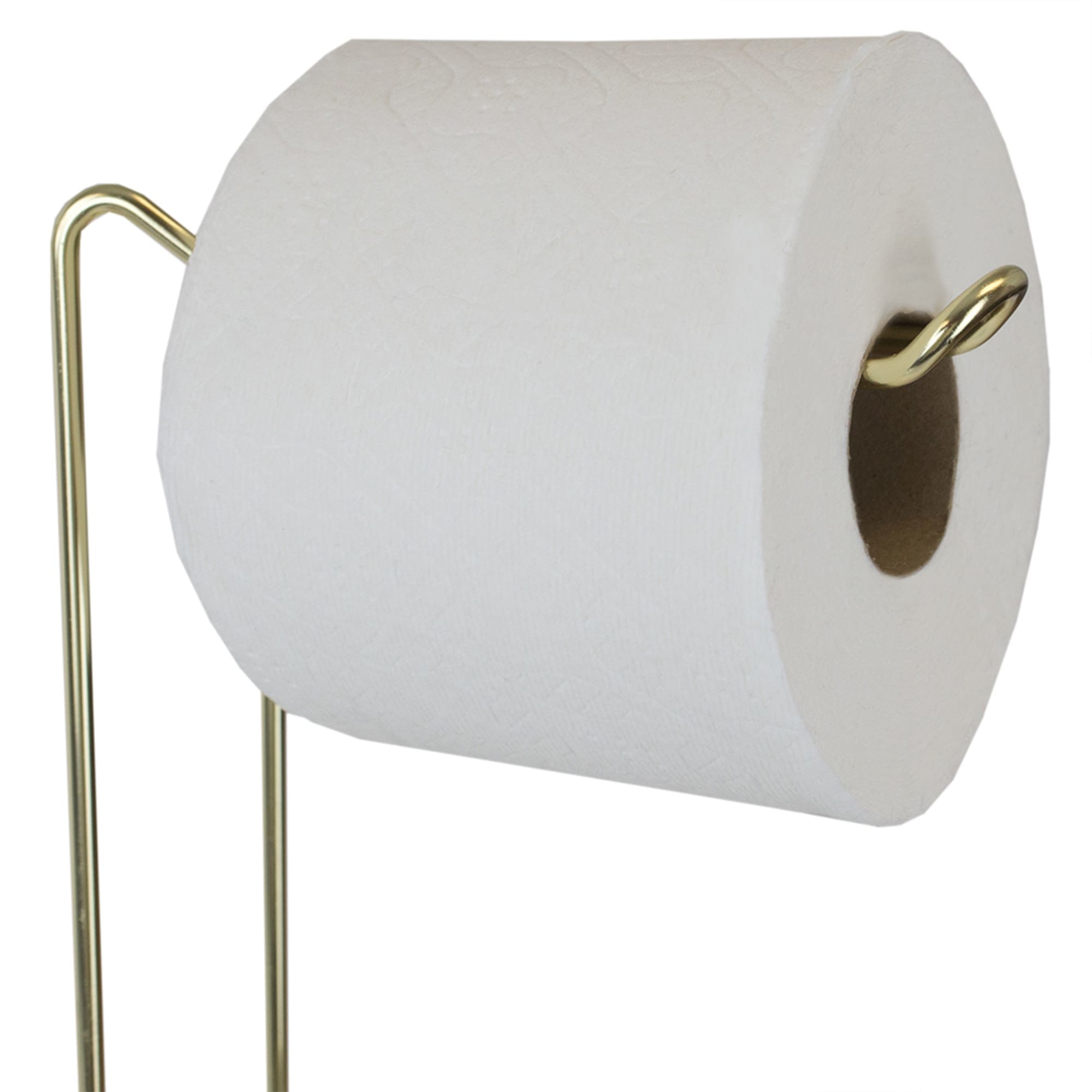 Home Basics Prism Freestanding Dispensing Toilet Paper Holder, Gold $20.00 EACH, CASE PACK OF 6