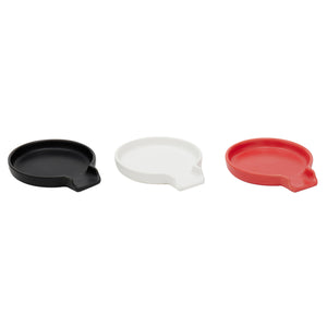 Home Basics Round Ceramic Spoon Rest - Assorted Colors