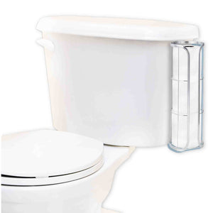 Home Basics Chrome Plated Steel Over the Tank Toilet Paper Holder $6.00 EACH, CASE PACK OF 12