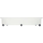 Load image into Gallery viewer, Home Basics 45L Under The Bed Storage Box with Wheels, Clear $25 EACH, CASE PACK OF 6
