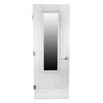 Load image into Gallery viewer, Home Basics Over The Door Mirror, White $12.00 EACH, CASE PACK OF 6

