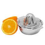 Load image into Gallery viewer, Home Basics Stainless Steel Manual Citrus Juicer with Strainer, 2 Pour Spouts &amp; 8 oz Bowl, Chrome $5.00 EACH, CASE PACK OF 12
