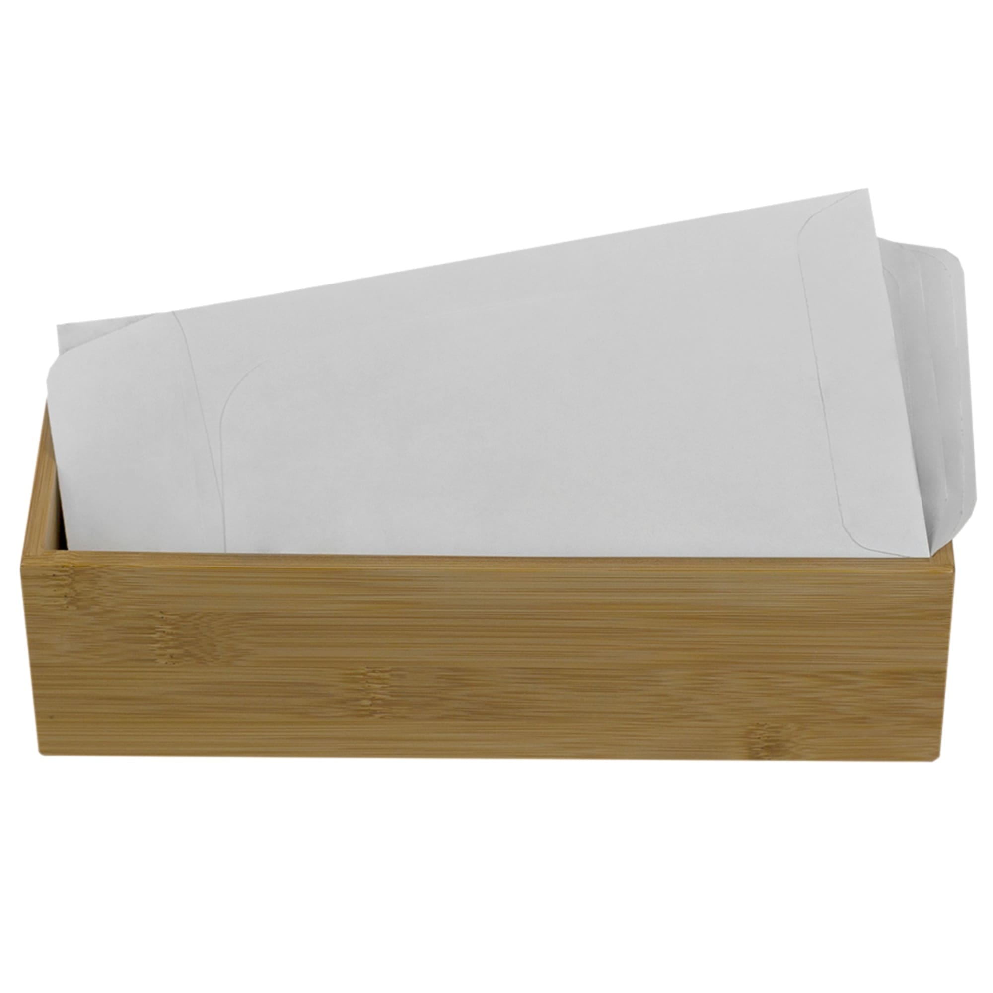 Home Basics 3" x 9" Bamboo Organizer, Natural $3.00 EACH, CASE PACK OF 12