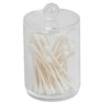 Load image into Gallery viewer, Home Basics Round Plastic Cotton Swab and Ball Holder, Clear $2.00 EACH, CASE PACK OF 12
