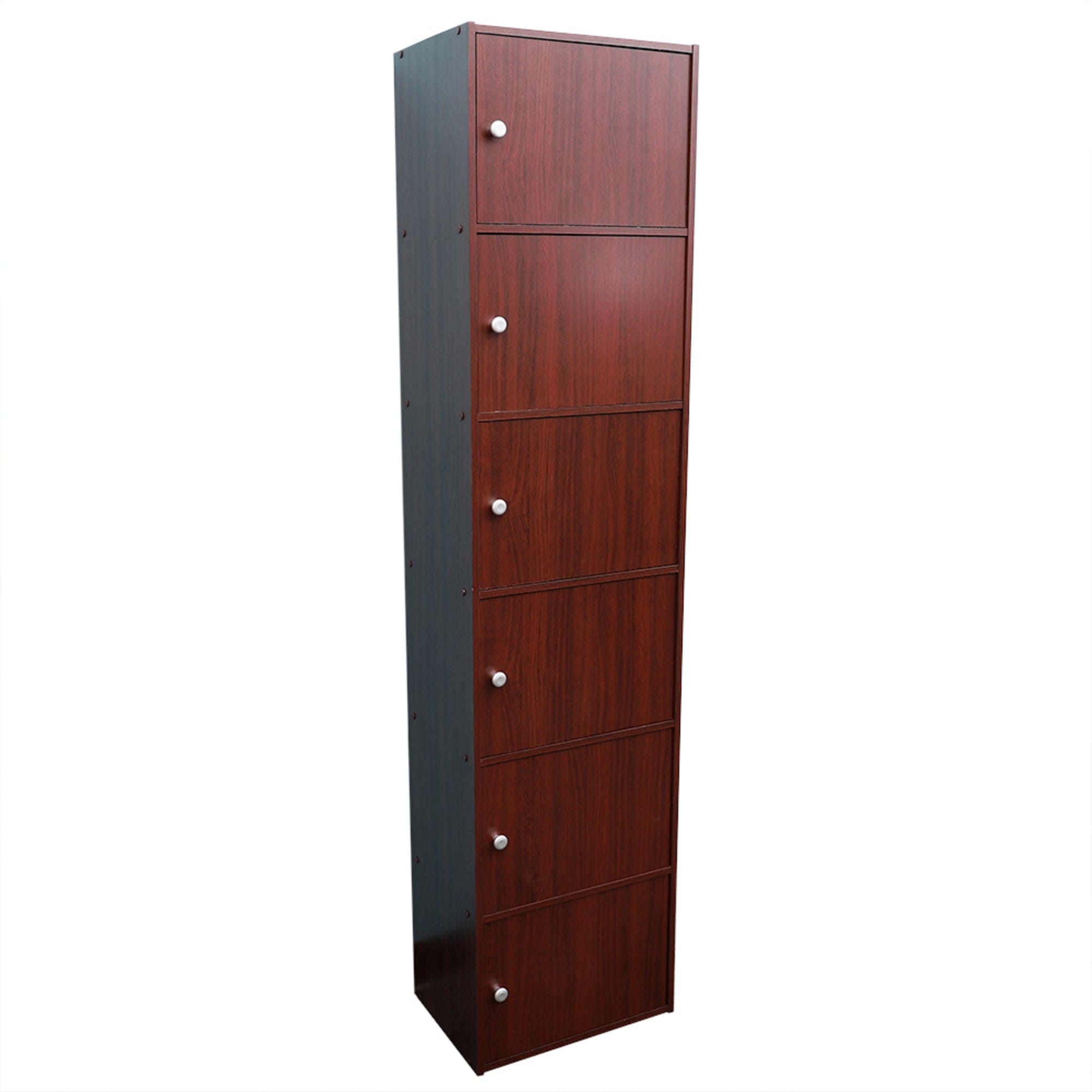 Home Basics 6 Cube Cabinet, Mahogany $80.00 EACH, CASE PACK OF 1