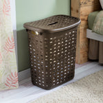 Load image into Gallery viewer, Sterilite Weave Laundry Hamper / Espresso $20.00 EACH, CASE PACK OF 4
