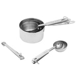 Load image into Gallery viewer, Home Basics 11 Piece Stainless Steel Measuring Cups and Spoons Set $8.00 EACH, CASE PACK OF 24
