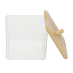 Load image into Gallery viewer, Home Basics Serene Small Cosmetic Organizer with Bamboo Lid $4.00 EACH, CASE PACK OF 12
