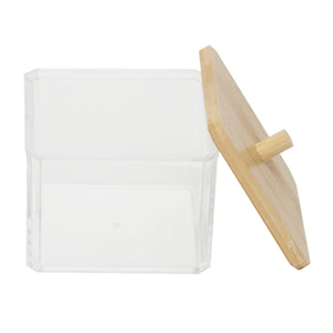 Home Basics Serene Small Cosmetic Organizer with Bamboo Lid $4.00 EACH, CASE PACK OF 12