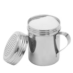 Load image into Gallery viewer, Home Basics 10 oz.  Stainless Steel Dredge Condiment and Spice Shaker with Easy Grip Handle, Silver $3.00 EACH, CASE PACK OF 24
