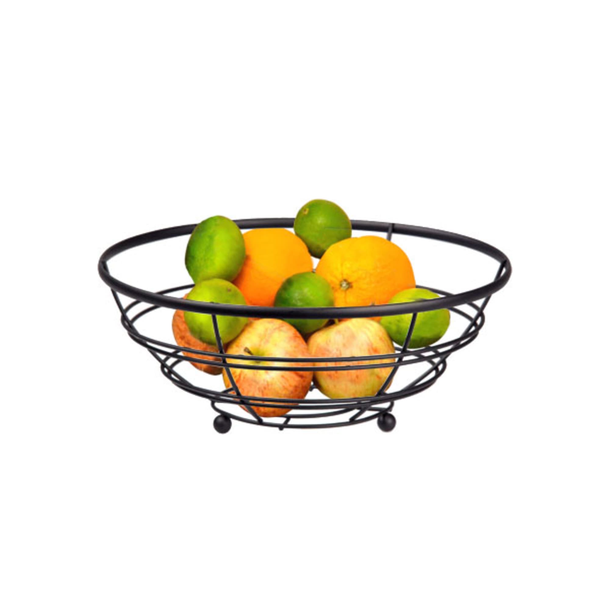 Home Basics Wire Collection Fruit Bowl, Black $4 EACH, CASE PACK OF 12