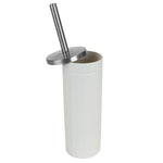 Load image into Gallery viewer, Home Basics Embossed Ivory Steel Toilet Brush $5.00 EACH, CASE PACK OF 12
