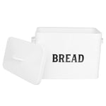 Load image into Gallery viewer, Home Basics Countryside Tin Breadbox, White $30.00 EACH, CASE PACK OF 4
