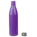 Load image into Gallery viewer, Home Basics Solid 32oz. Glass Travel Water Bottle with Twist-On Steel Cap - Assorted Colors

