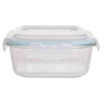 Load image into Gallery viewer, Home Basics 27. oz. Square Borosilicate Glass Food Storage Container $5 EACH, CASE PACK OF 12
