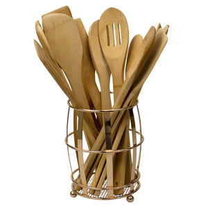 Home Basics Lyon Cutlery Holder with Mesh Bottom and Non-Skid Feet, Rose Gold $6.00 EACH, CASE PACK OF 12