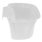 Load image into Gallery viewer, Home Basics Over the Cabinet Waste Bin Hanging Storage Plastic Basket, Clear $2.00 EACH, CASE PACK OF 24

