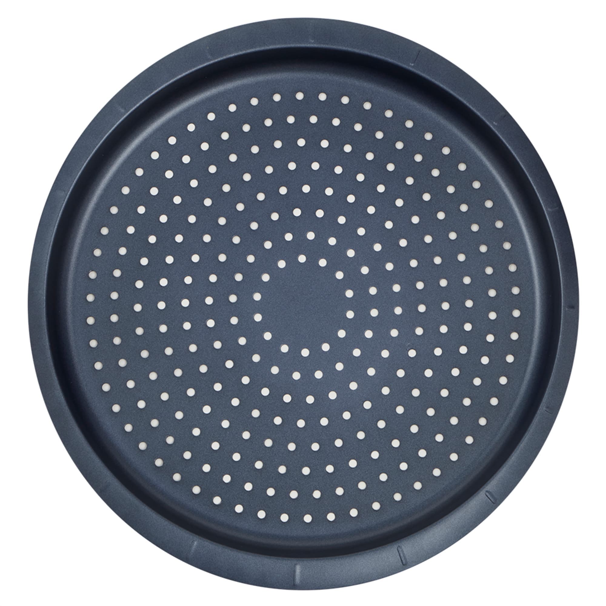 Michael Graves Design Non-Stick Perforated Carbon Steel Pizza Pan, Indigo $7.00 EACH, CASE PACK OF 12