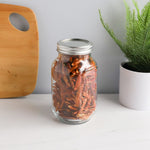 Load image into Gallery viewer, Home Basics 25 oz. Wide Mouth Clear Mason Canning Jar $2.00 EACH, CASE PACK OF 12
