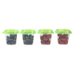Load image into Gallery viewer, Home Basics 12 Piece Plastic Food Storage Container Set with Vented Plastic Lids, Green $6 EACH, CASE PACK OF 4

