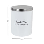 Load image into Gallery viewer, Home Basics Cuisine Collection Large  Canister with Brushed Stainless Steel Top $10.00 EACH, CASE PACK OF 6
