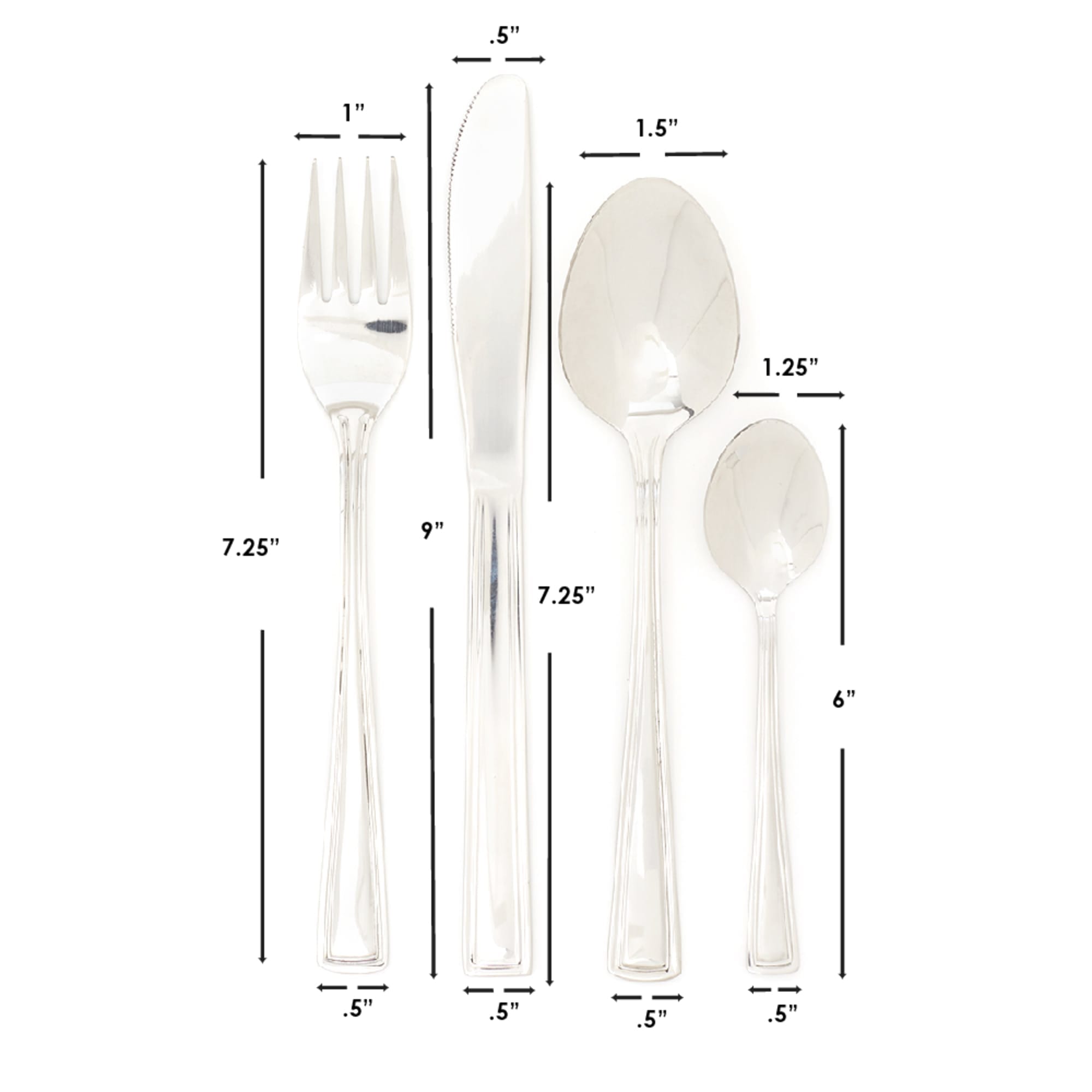 Home Basics Royal 16 Piece Stainless Steel Flatware Set $8.00 EACH, CASE PACK OF 12