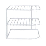 Load image into Gallery viewer, Home Basics Vinyl Coated Steel Corner Rack, White $6.50 EACH, CASE PACK OF 6
