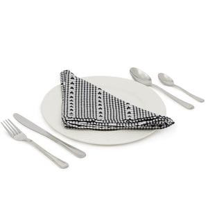 Home Basics Maya 16 Piece Stainless Steel Flatware Set, Silver $8.00 EACH, CASE PACK OF 12