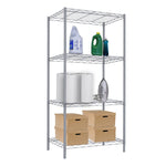 Load image into Gallery viewer, Home Basics 4 Tier Metal Wire Shelf, Grey $40.00 EACH, CASE PACK OF 4
