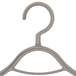 Load image into Gallery viewer, Home Basics Plastic Hangers, (Pack of 4), Timber Taupe $5 EACH, CASE PACK OF 12
