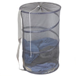 Load image into Gallery viewer, Home Basics Breathable Mesh Collapsible Barrel Hamper - Assorted Colors
