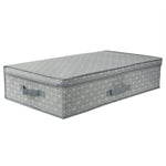 Load image into Gallery viewer, Home Basics Diamond Collection Under the Bed Storage Box, Grey $8.00 EACH, CASE PACK OF 12
