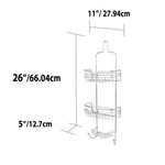 Load image into Gallery viewer, Home Basics Sleek Chrome Plated Steel Shower Caddy $10.00 EACH, CASE PACK OF 12
