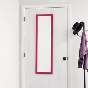 Home Basics Over The Door Mirror, Pink $12 EACH, CASE PACK OF 6