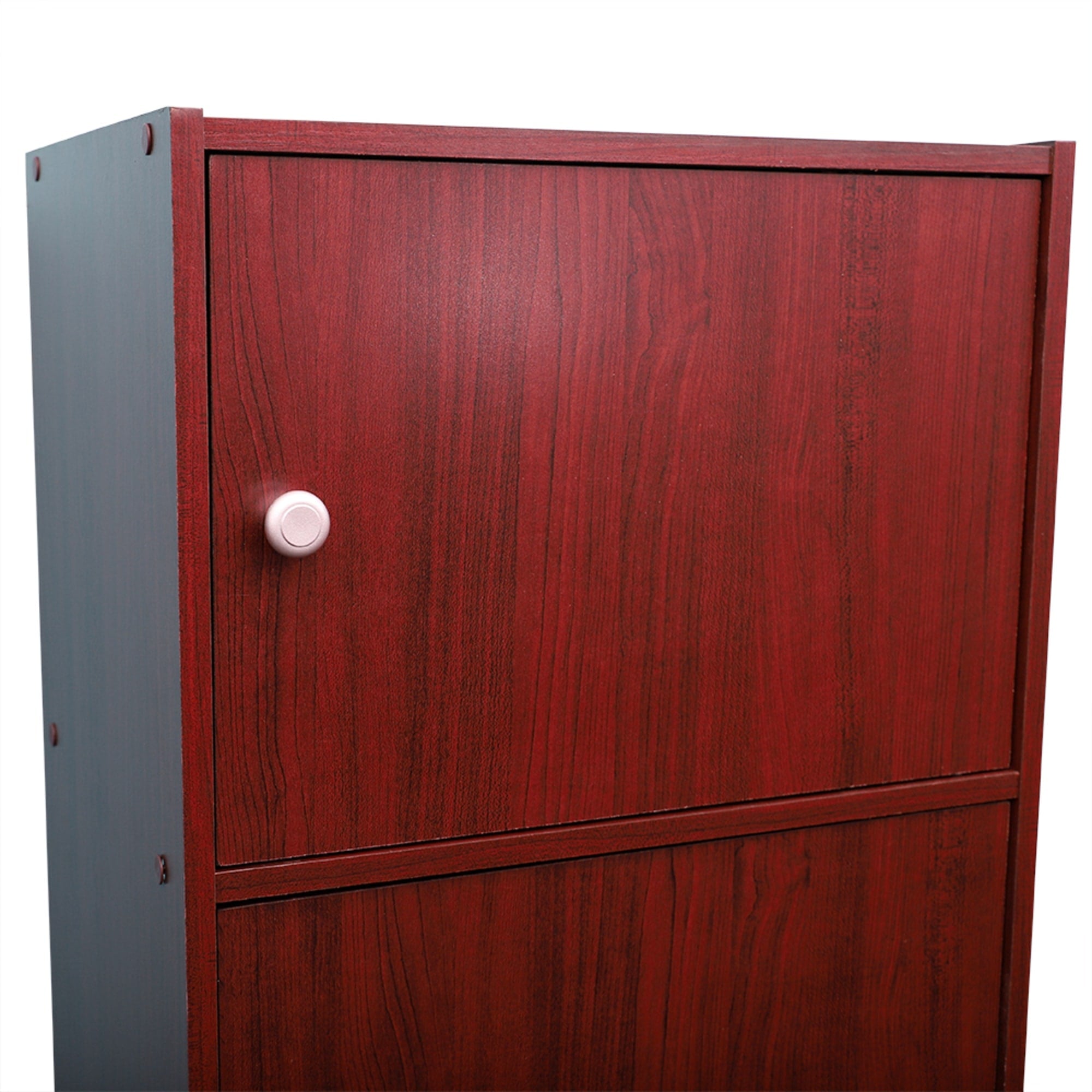 Home Basics 5  Cube Cabinet, Mahogany $70.00 EACH, CASE PACK OF 1