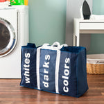 Load image into Gallery viewer, Sunbeam Navy 3 Section Laundry Bag $6 EACH, CASE PACK OF 24
