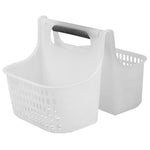 Load image into Gallery viewer, Home Basics Two Compartment Plastic Shower Tote with Non-Slip Handle $3.00 EACH, CASE PACK OF 12
