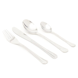Home Basics Athens 16 Piece Stainless Steel Flatware Set $8.00 EACH, CASE PACK OF 12