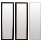 Load image into Gallery viewer, Home Basics Full Length Textured Over the Door Mirror - Assorted Colors
