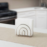 Load image into Gallery viewer, Home Basics Satin Nickel Napkin Holder $3.00 EACH, CASE PACK OF 24
