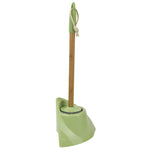 Load image into Gallery viewer, Home Basics Bamboo Collection Toilet Brush Holder Set, Green $4.00 EACH, CASE PACK OF 12
