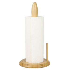 Michael Graves Design Freestanding Bamboo Paper Towel Holder with Side Bar, Natural $12.00 EACH, CASE PACK OF 4