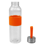 Load image into Gallery viewer, Home Basics 20 Oz. Plastic Travel Bottle with Built-in Carrying Strap and Textured Grip $4.00 EACH, CASE PACK OF 12
