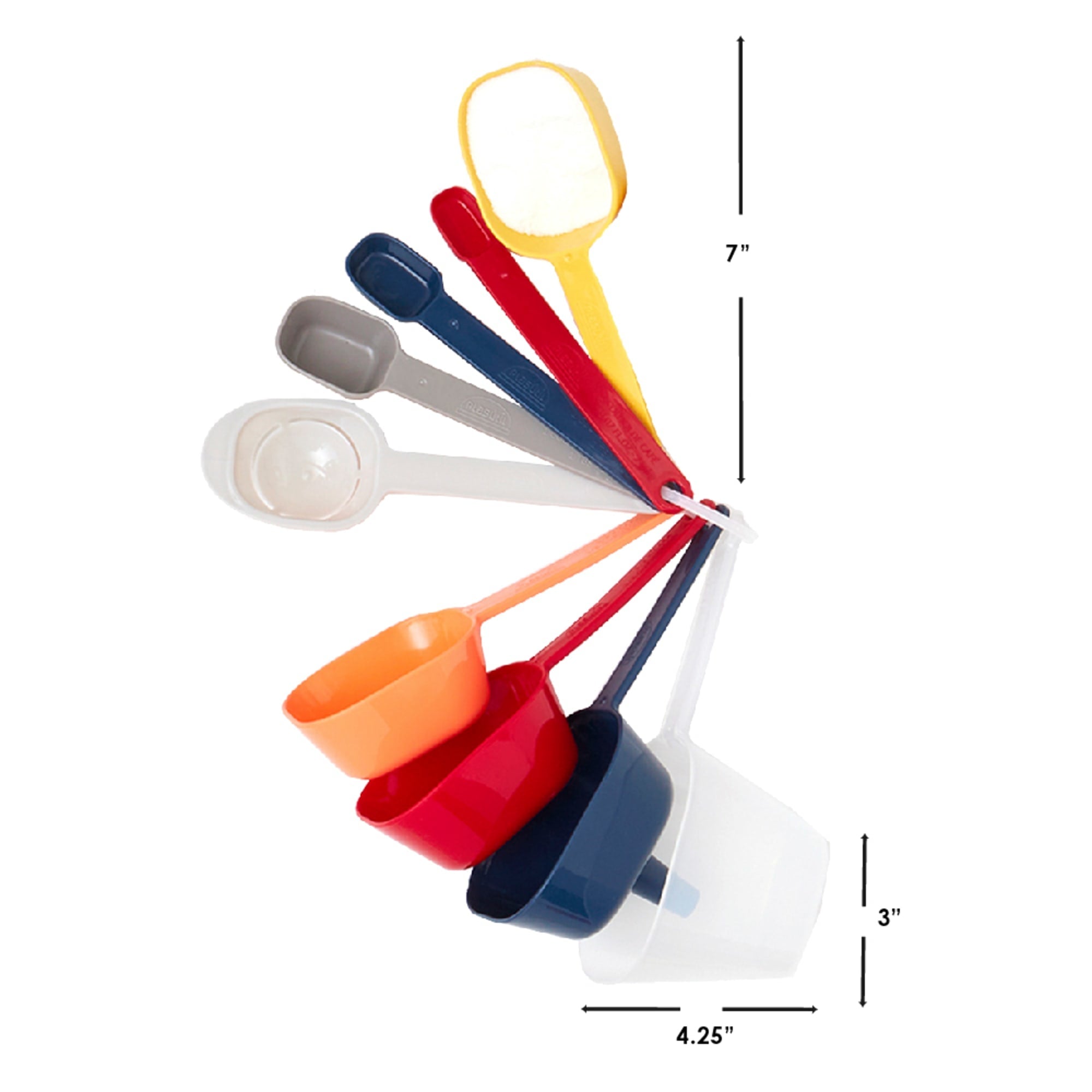 Red 9-Piece Measuring Cup & Spoon Set
